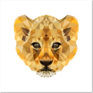 Cute Little Lion Cub Posters and Art